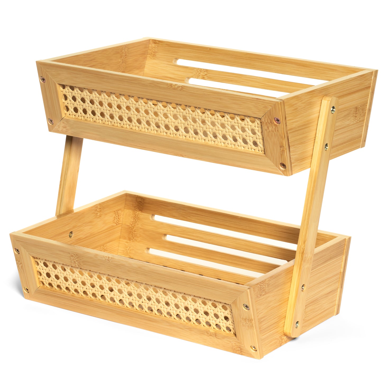 Bamboo Fruit Basket for Kitchen Counter