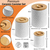 Airtight canister close-up showing locking lid and seal mechanism